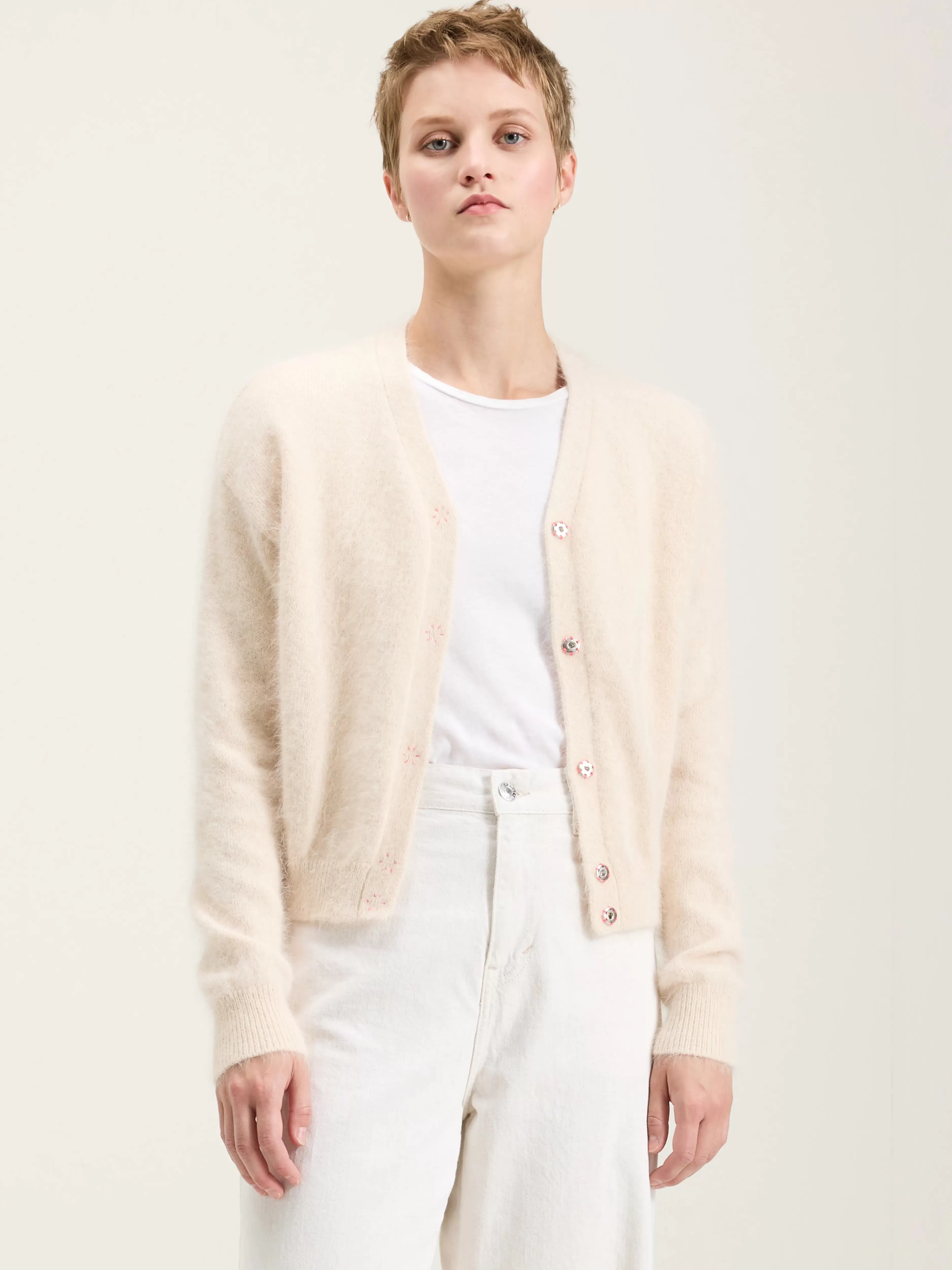 Datam Angora-mix Cardigan-Bellerose Cheap