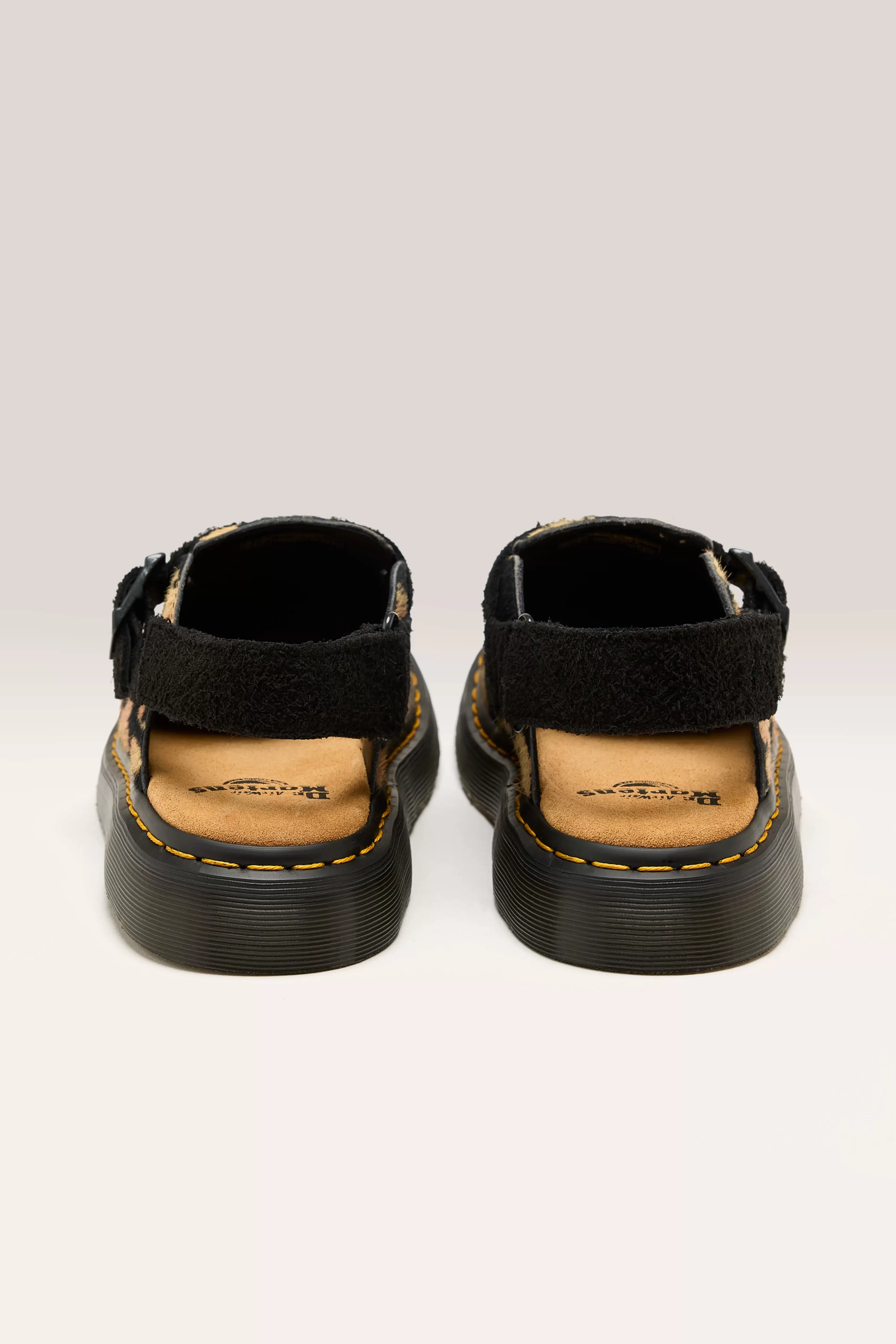 DR. MARTENS Jorge Ii Contrast Hair-On Mules For Women-Dr martens Best Sale