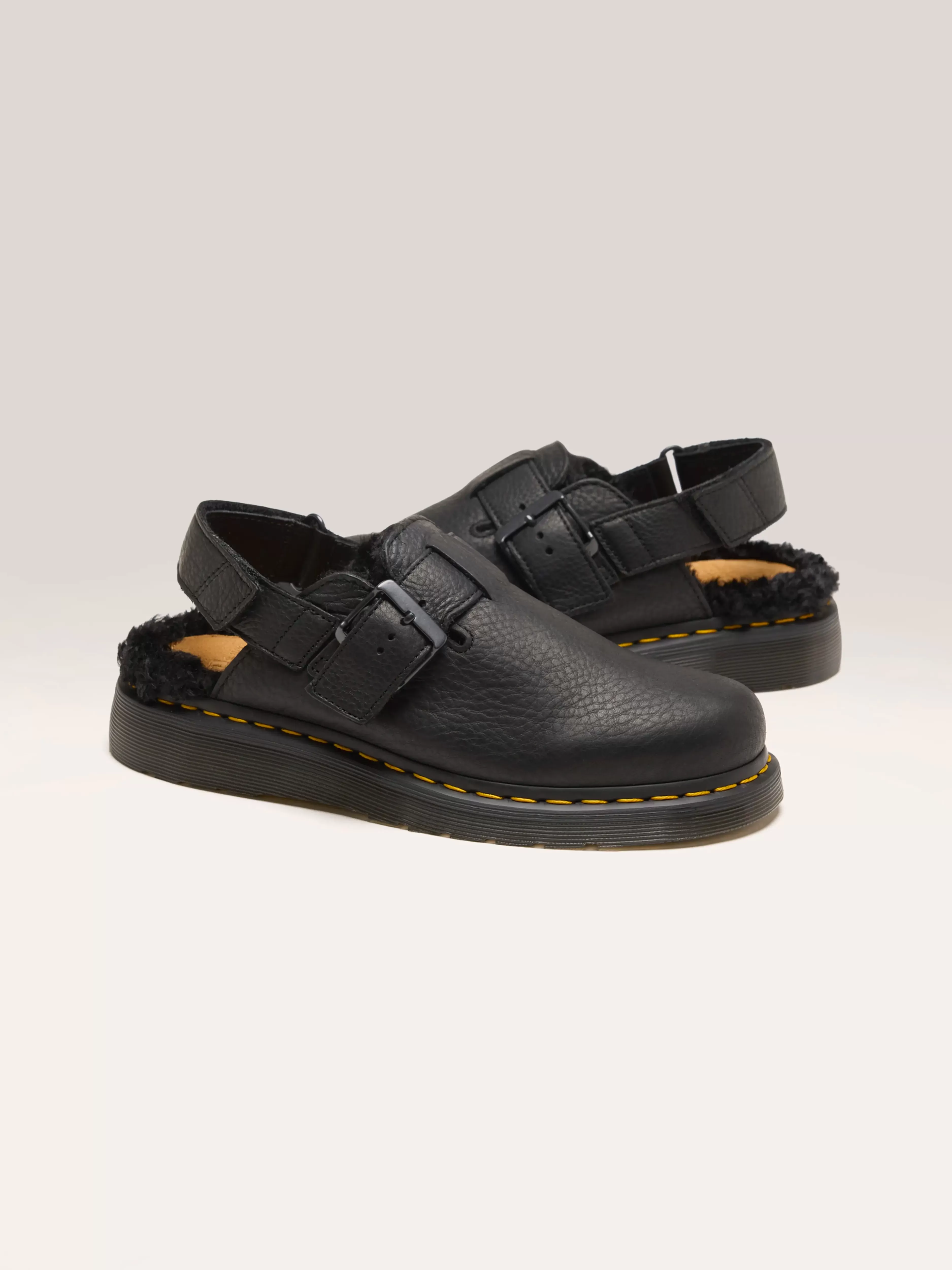 DR. MARTENS Jorge II Muiltjes Met Imitatiebont Voering Voor Vrouwen-Dr martens Store