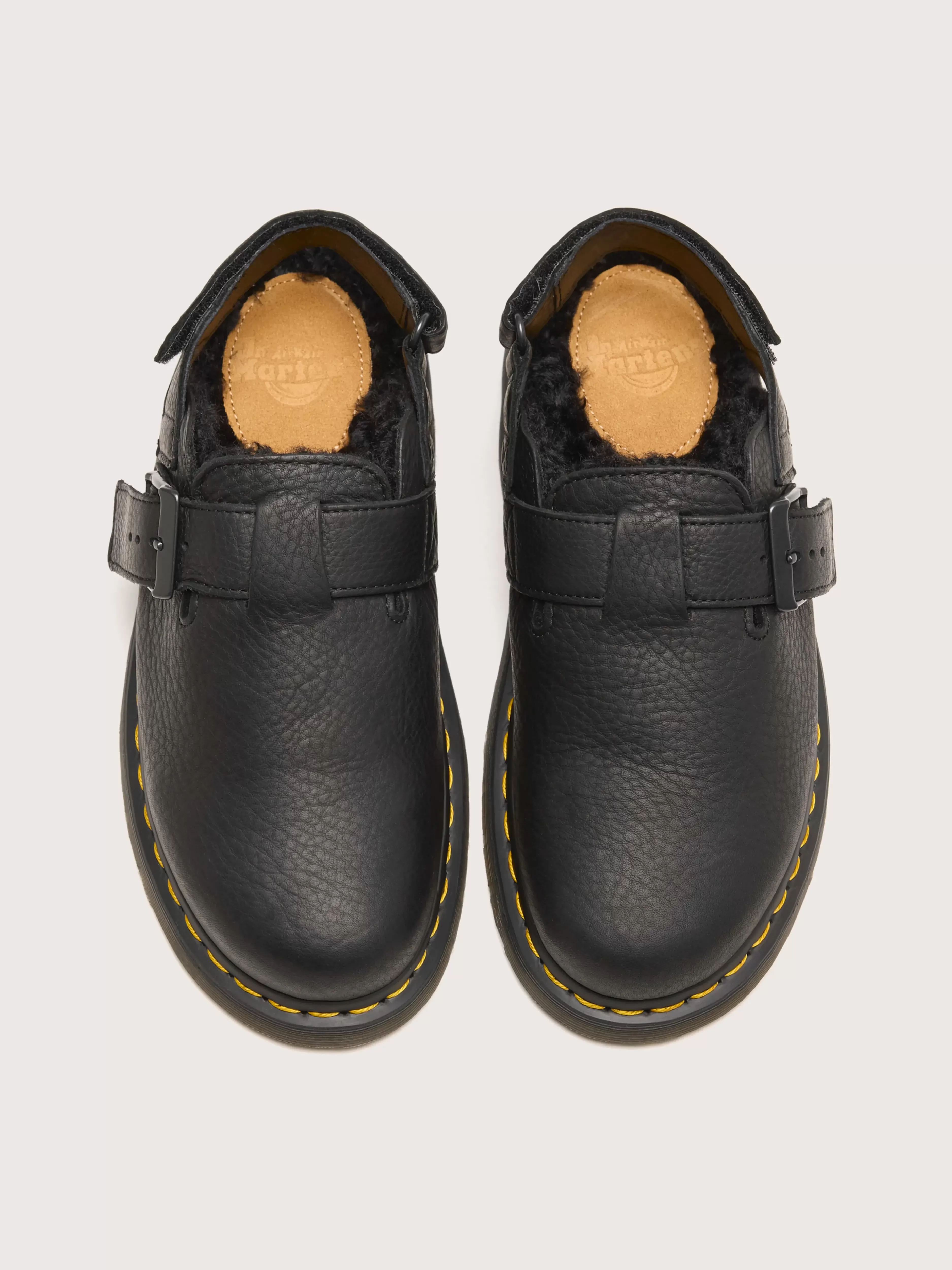 DR. MARTENS Jorge II Muiltjes Met Imitatiebont Voering Voor Vrouwen-Dr martens Store