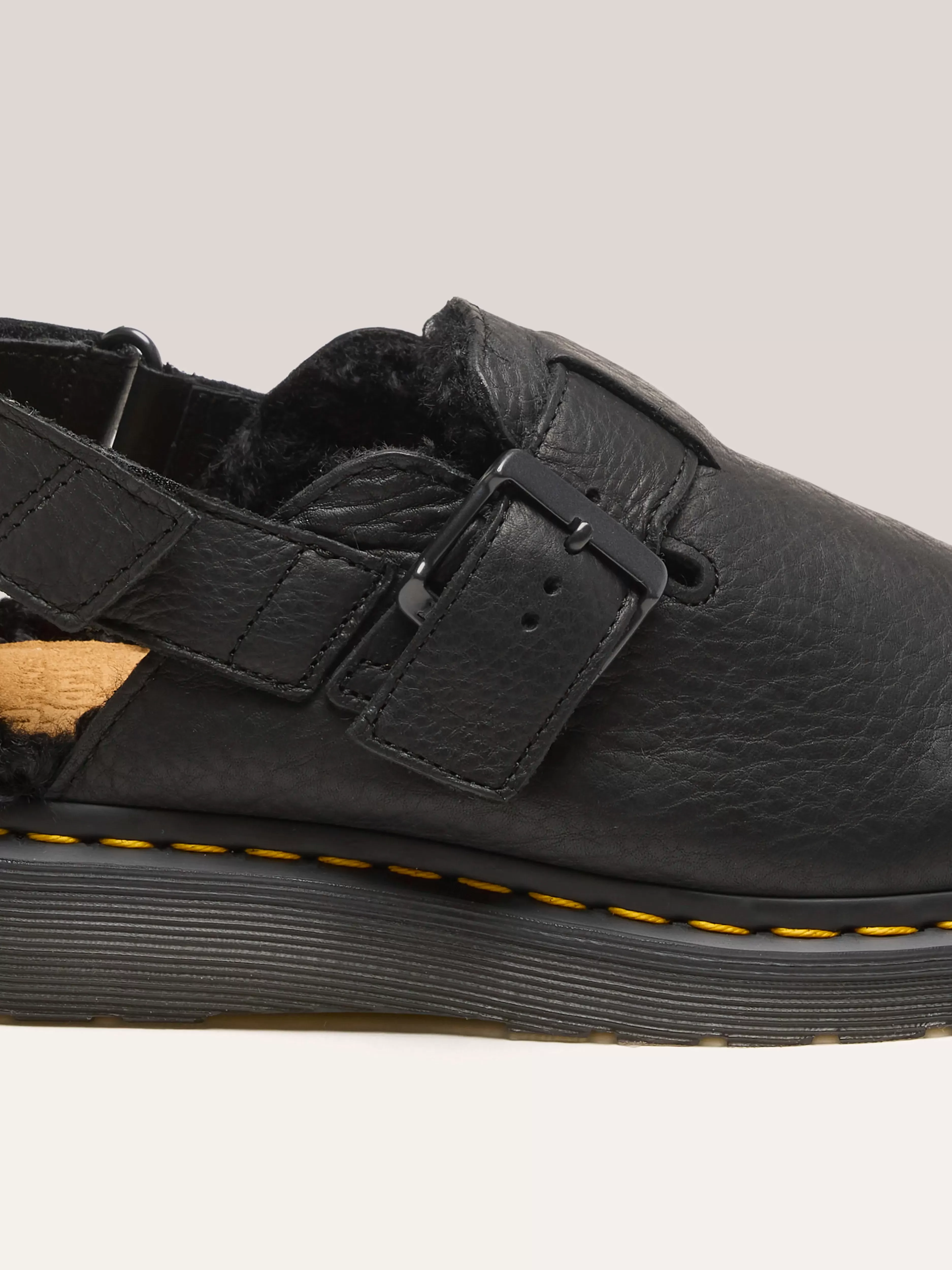 DR. MARTENS Jorge II Muiltjes Met Imitatiebont Voering Voor Vrouwen-Dr martens Store