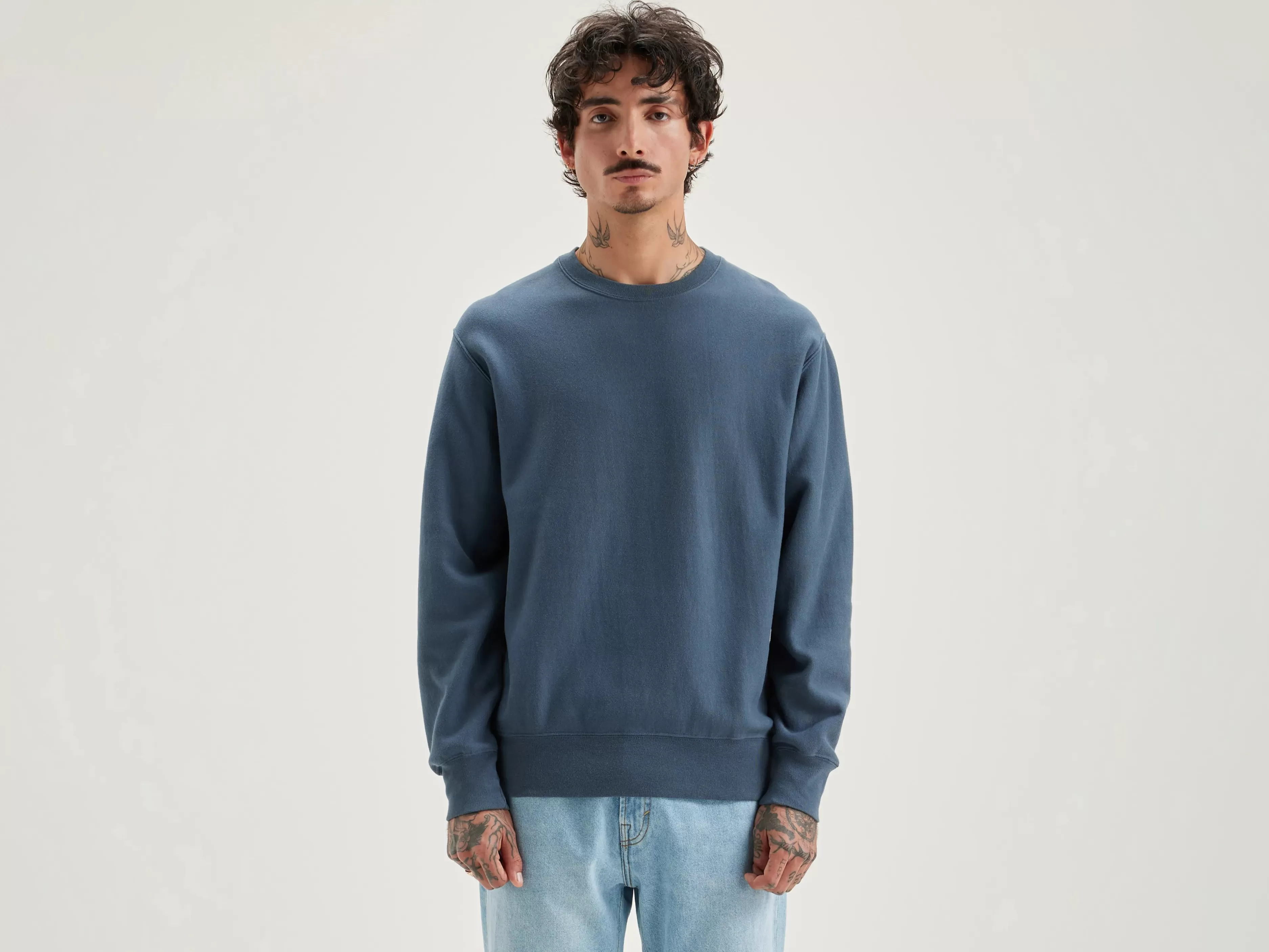 Flake Ronde Hals Sweatshirt-Bellerose New