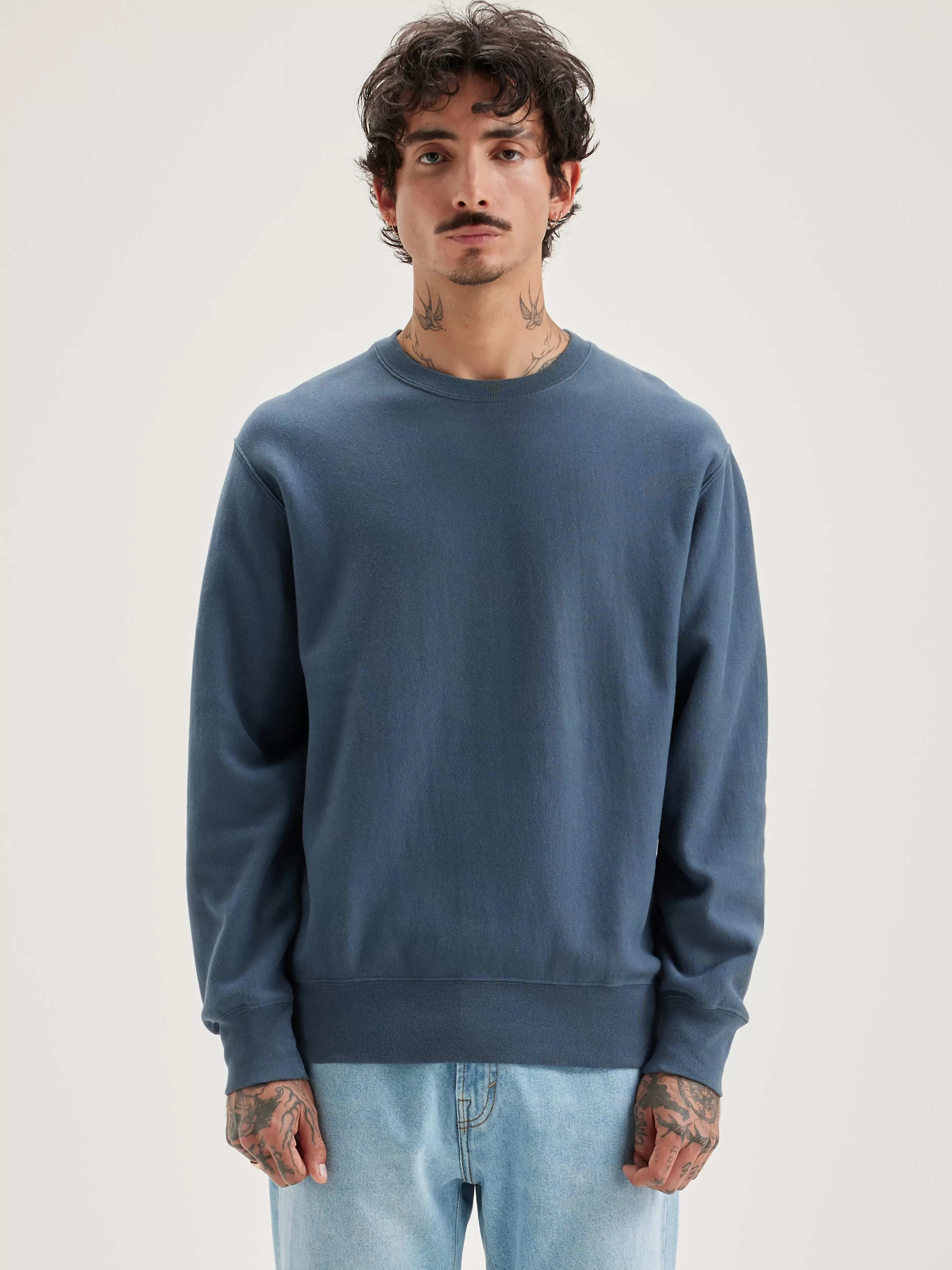 Flake Ronde Hals Sweatshirt-Bellerose New
