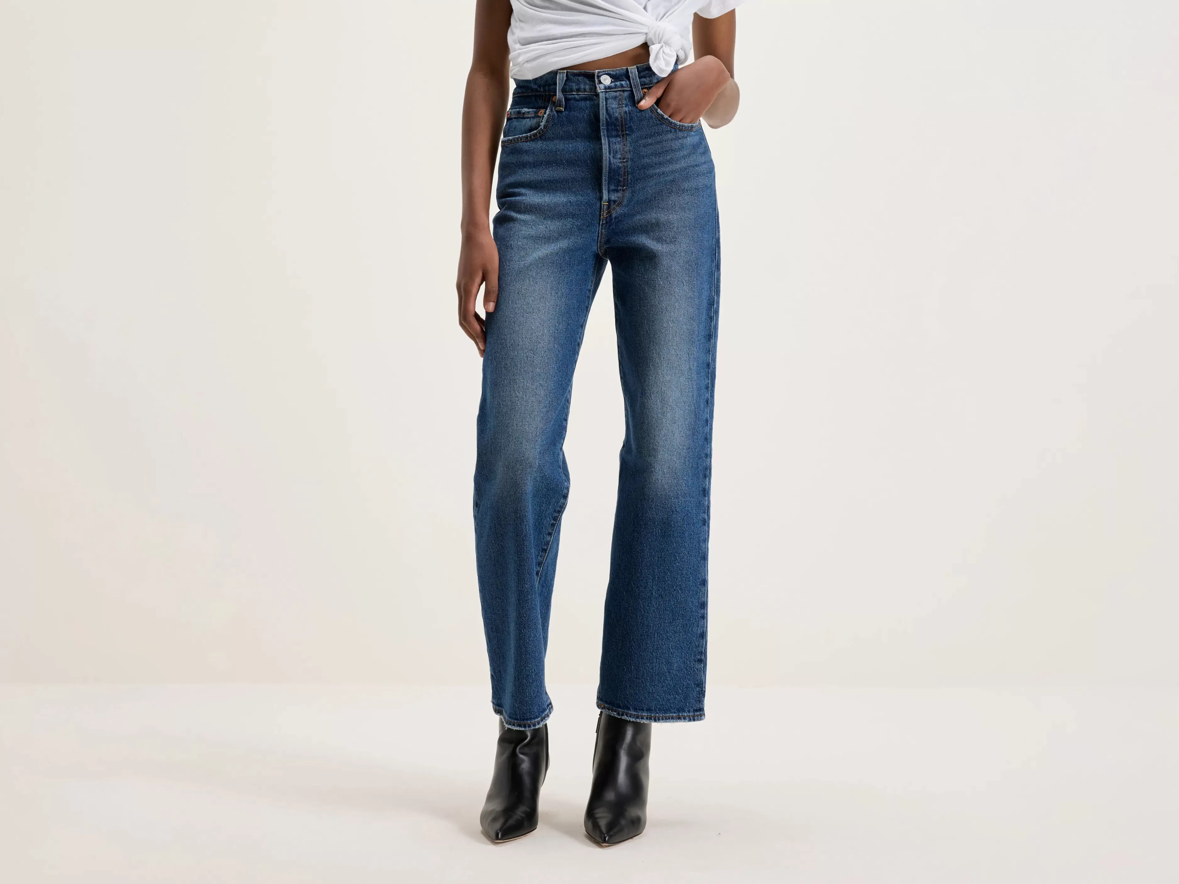Ribcage Straight Ankle Jeans-Levi's® Hot