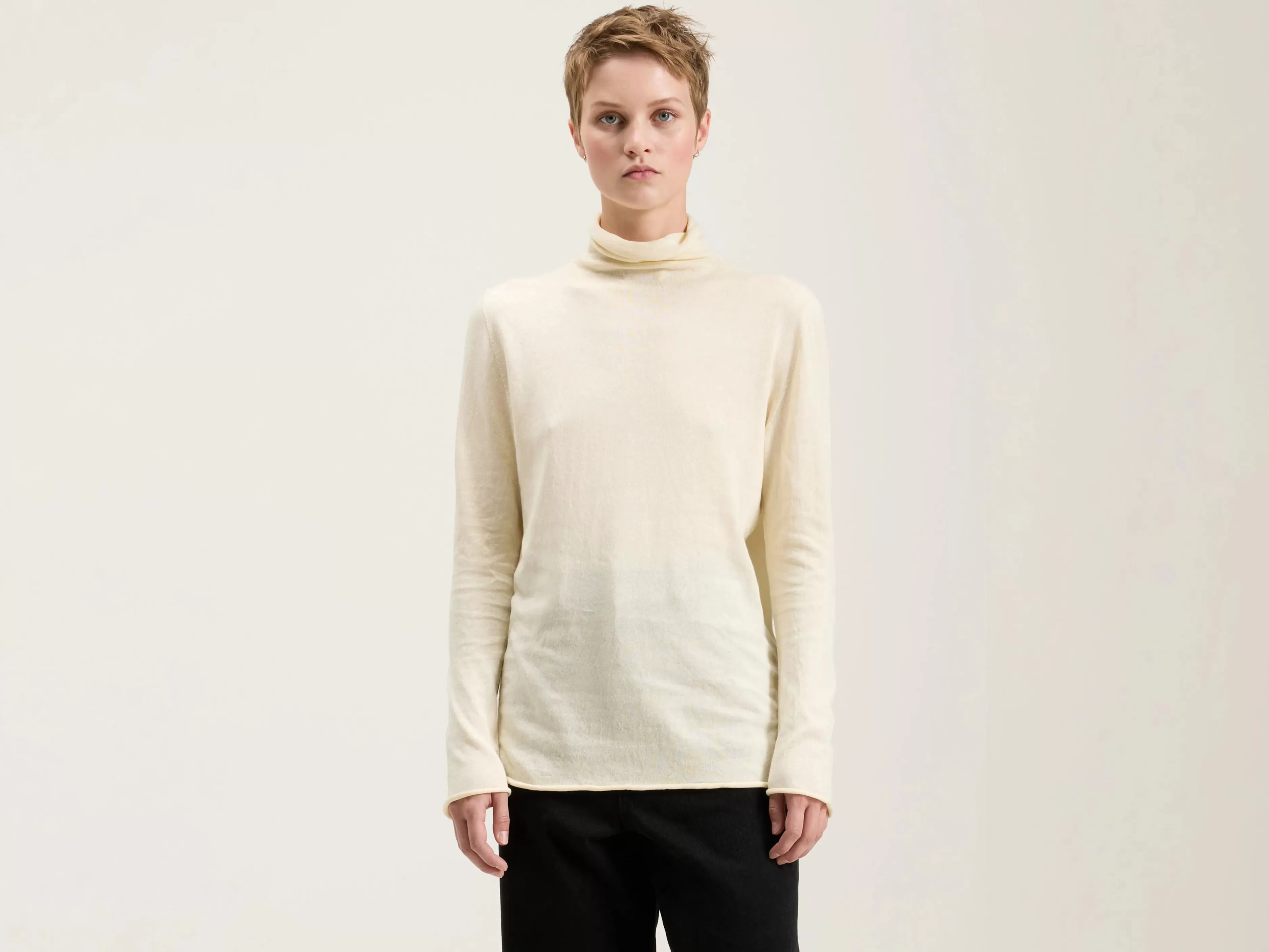 Agnes Organic Cotton Turtleneck-Nicholson & Nicholson Cheap