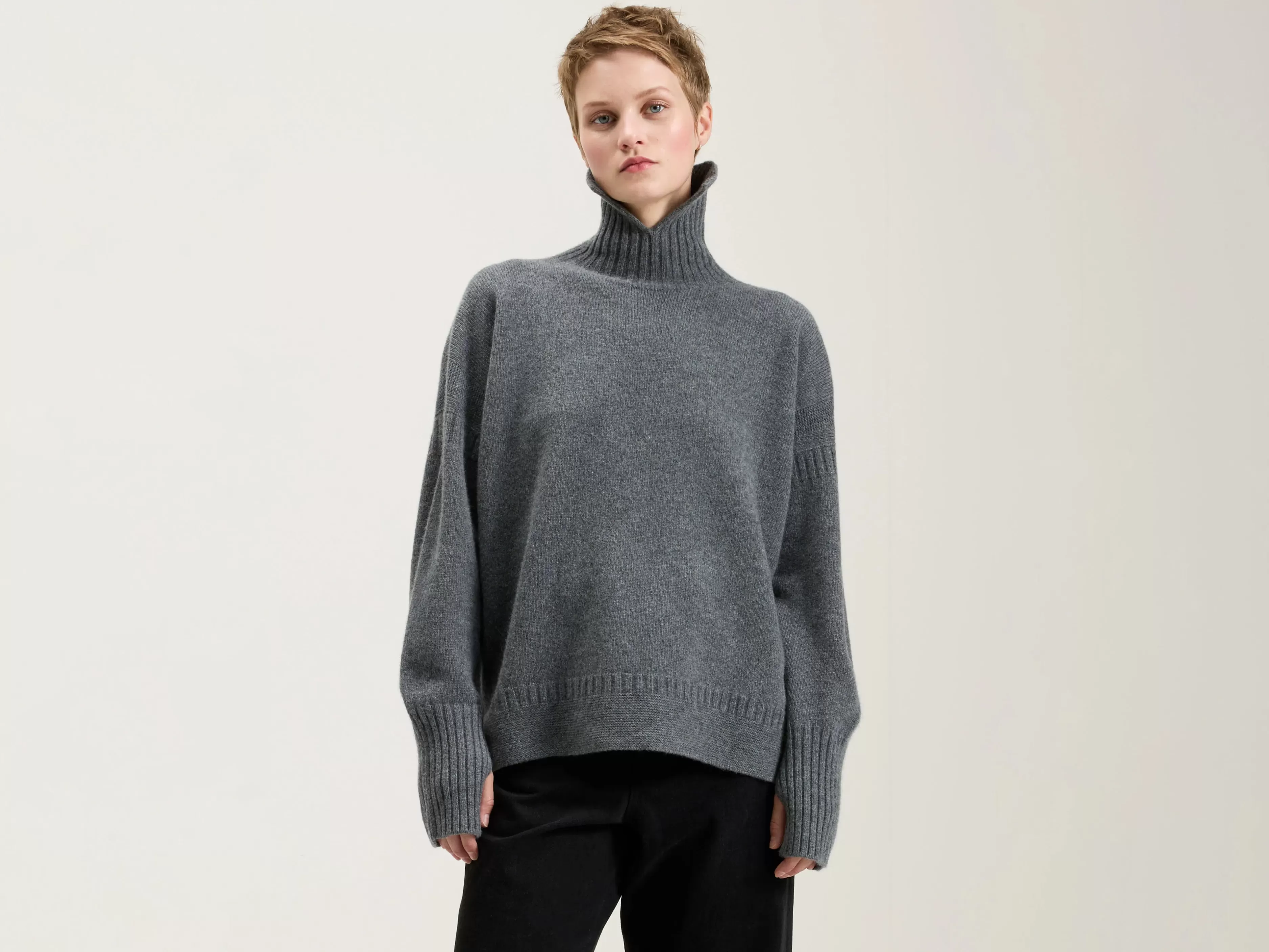 Lulu High Neck Sweater-Nicholson & Nicholson Online