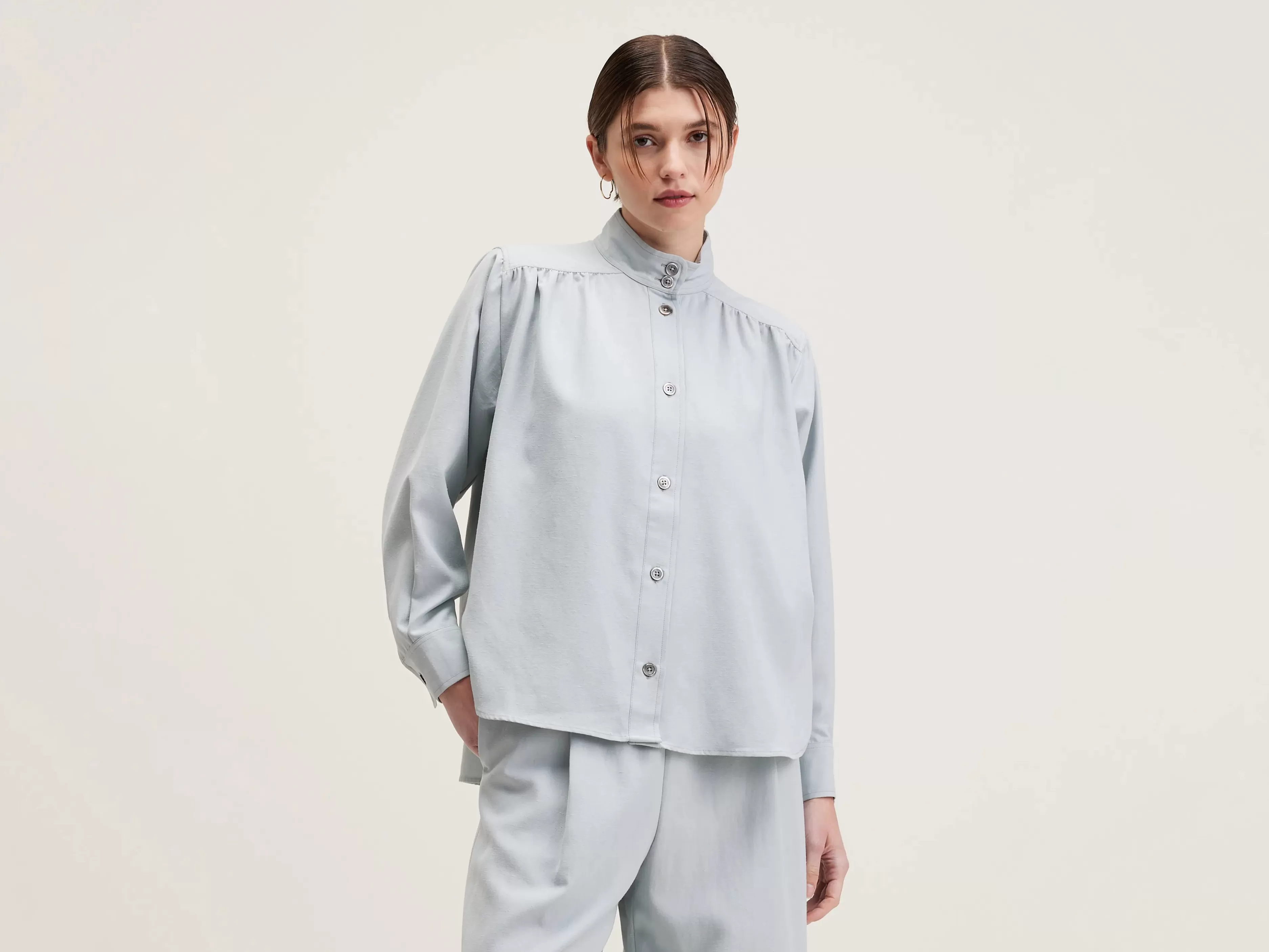 Peachy Knoopsluiting Blouse-Bellerose Shop