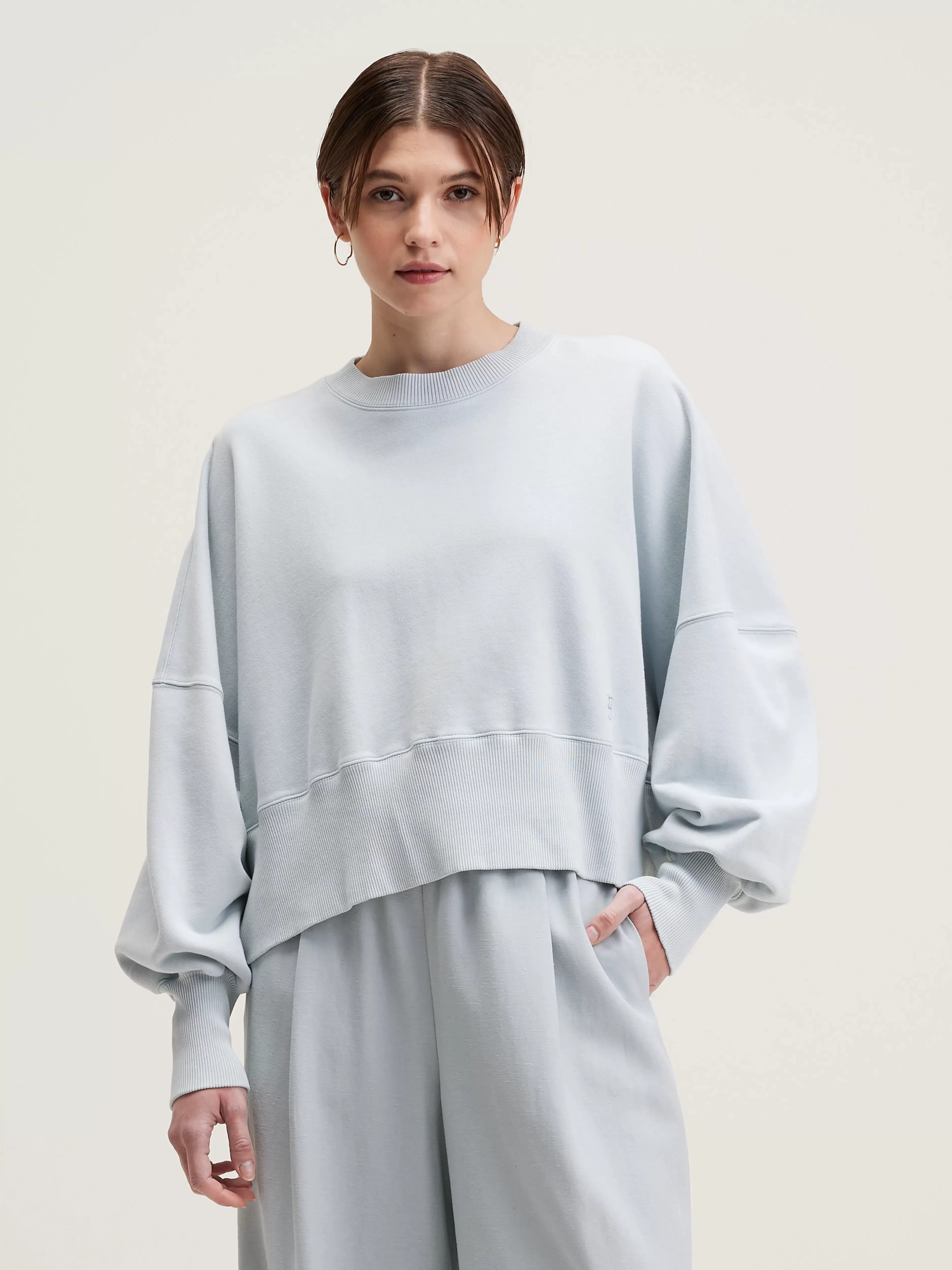 Salva Cropped Sweatshirt-Bellerose New