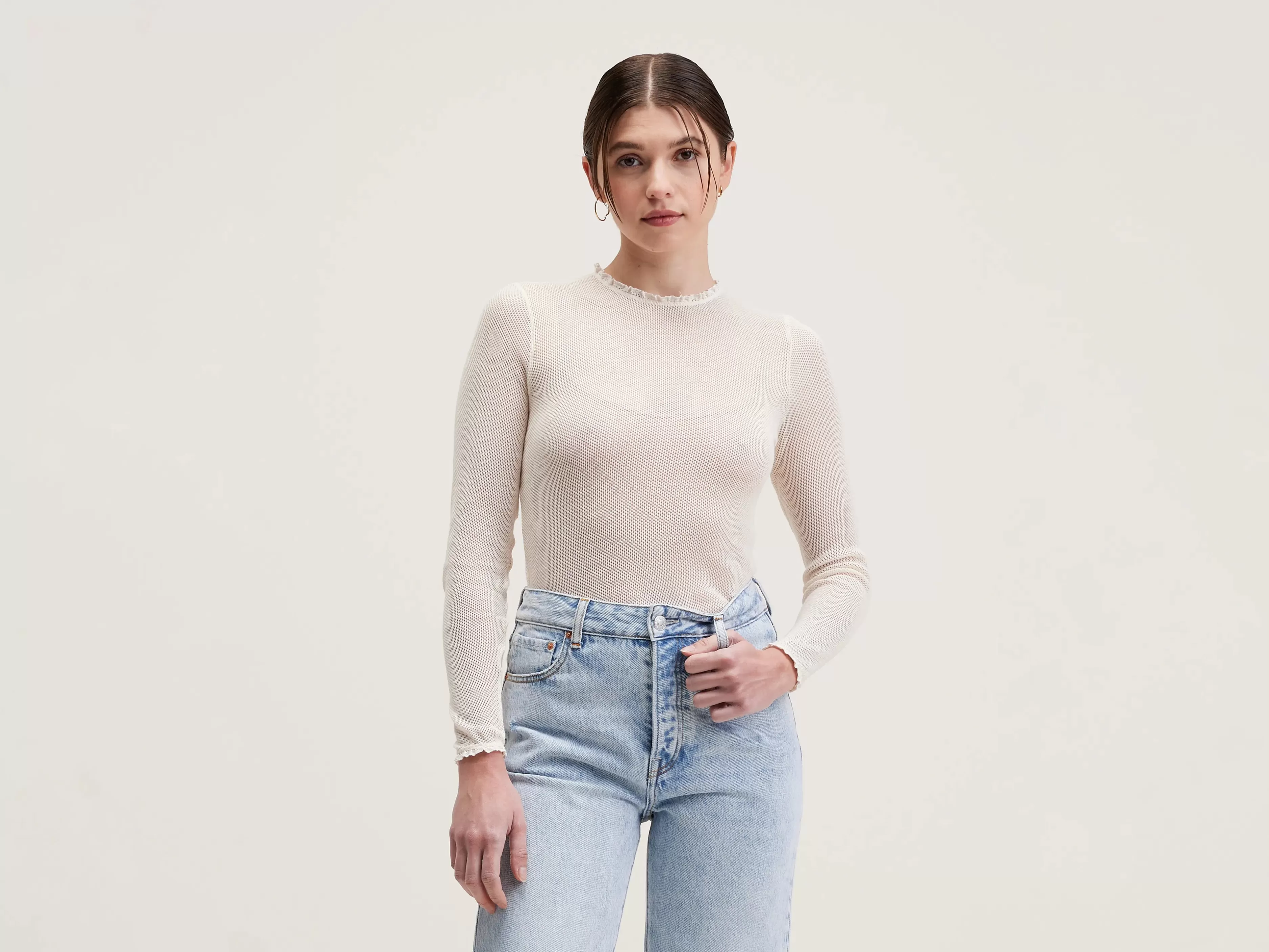 Vibke Lange Mouwen T-shirt-Bellerose Shop